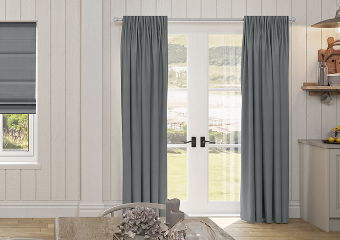 Roslin (Blackout), Dark Grey - Made to Measure Curtains - Image 3